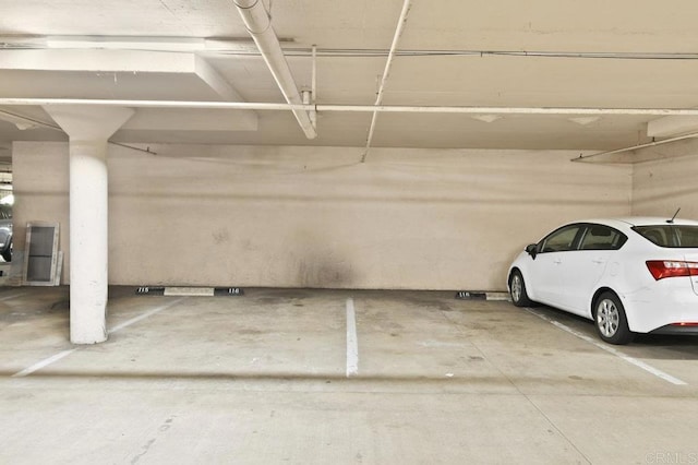 view of parking deck