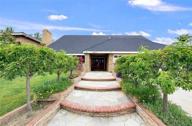 25211 Barents, Laguna Hills, CA 92653 - single story home with roof with shingles and a chimney