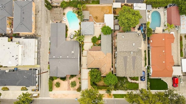 516 S Sparks St S, Burbank, CA 91506 - drone / aerial view with a residential view