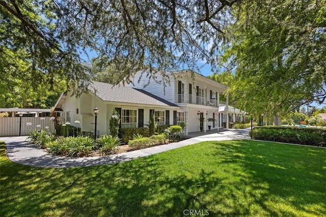 2141 Westminster Dr, Riverside, CA 92506 - back of property featuring a balcony