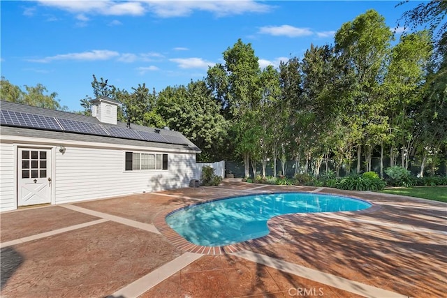 2141 Westminster Dr, Riverside, CA 92506 - outdoor pool featuring a patio area and a fenced backyard