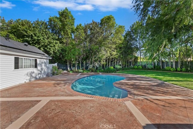 2141 Westminster Dr, Riverside, CA 92506 - view of swimming pool with a patio