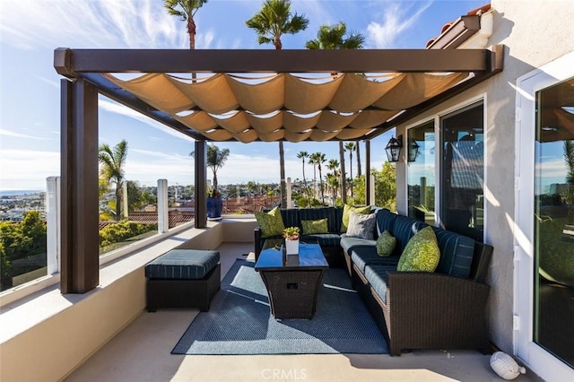 view of patio / terrace with outdoor lounge area