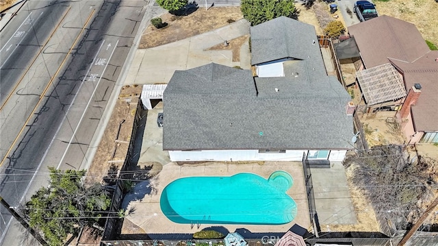 2738 S Fairway Ct, Visalia, CA 93277 - birds eye view of property