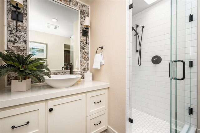 32491 Seven Seas Dr, Dana Point, CA 92629 - full bathroom with a shower stall and vanity