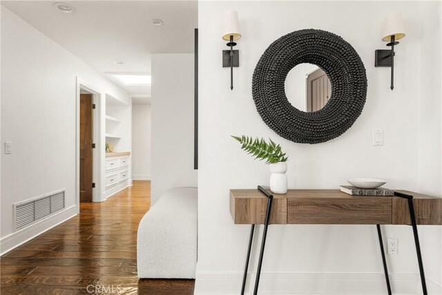 32491 Seven Seas Dr, Dana Point, CA 92629 - hall with wood finished floors, recessed lighting, and baseboards