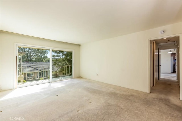 23026 Nadine Cir Unit B, Torrance, CA 90505 - spare room with attic access and light carpet