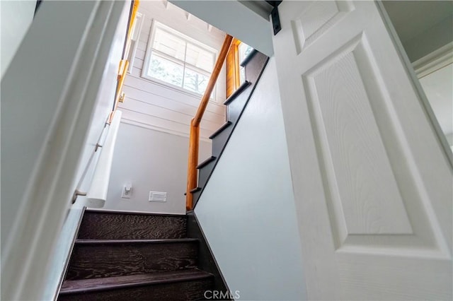 356 Wylerhorn Dr, Crestline, CA 92325 - staircase with visible vents