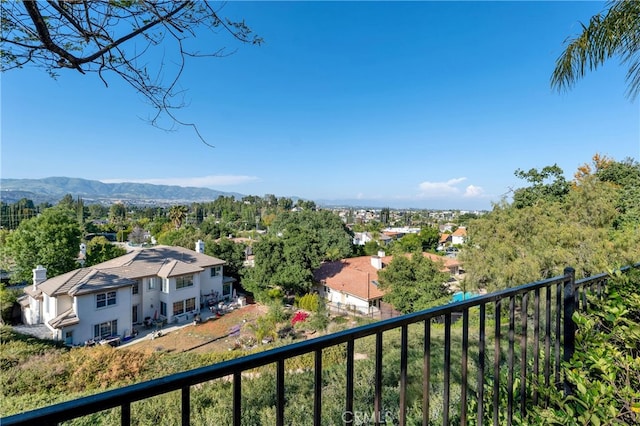 9420 Oak Leaf Dr, Chatsworth, CA 91311 - balcony featuring a mountain view