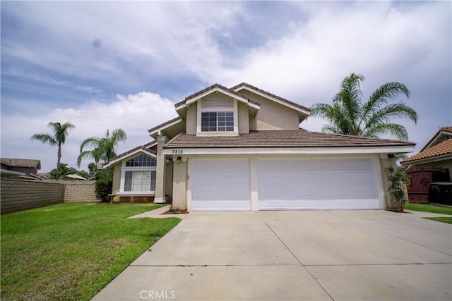 7215 Goldboro Ln, Riverside, CA 92506 - view of front facade with stucco siding and driveway