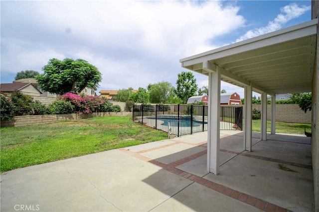 7215 Goldboro Ln, Riverside, CA 92506 - fenced backyard featuring a patio