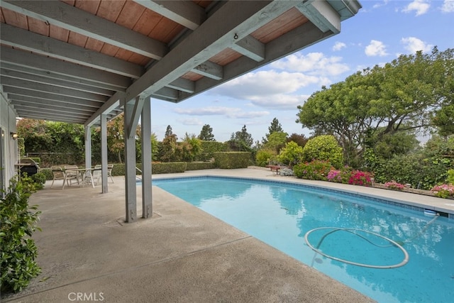 10661 Baton Rouge Ave, Porter Ranch, CA 91326 - outdoor pool with a patio area