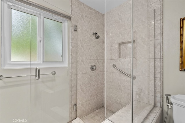 10661 Baton Rouge Ave, Porter Ranch, CA 91326 - full bathroom featuring a stall shower and toilet