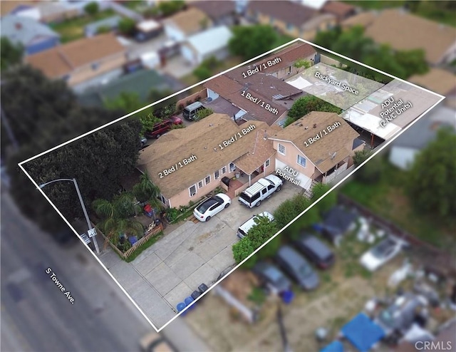 931 S Towne Ave, Pomona, CA 91766 - bird's eye view