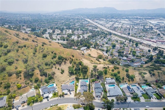 7980 Hollywood Way, Sun Valley, CA 91352 - bird's eye view with a mountain view