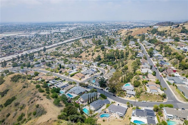 7980 Hollywood Way, Sun Valley, CA 91352 - birds eye view of property with a residential view