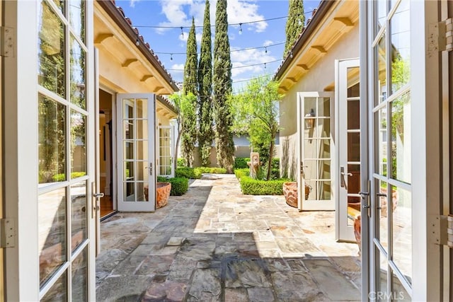 view of patio / terrace with french doors