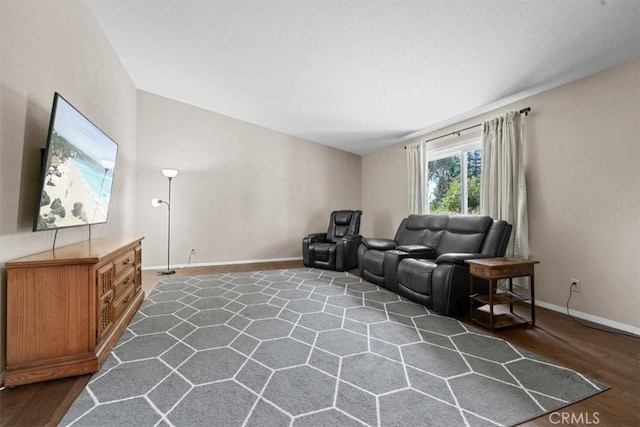 2322 Almond Springs Dr, Paso Robles, CA 93446 - living area featuring baseboards and dark wood-style floors