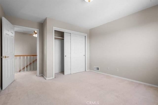 2322 Almond Springs Dr, Paso Robles, CA 93446 - unfurnished bedroom with light colored carpet, a closet, and baseboards