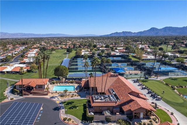 1 Valencia Dr, Rancho Mirage, CA 92270 - aerial perspective of suburban area with mountains