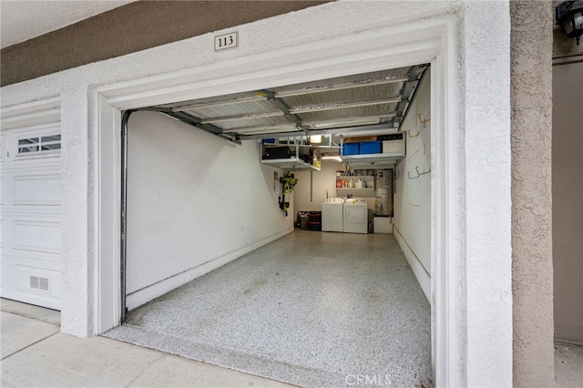 23412 Pacific Park Dr Unit 40H, Aliso Viejo, CA 92656 - garage with washing machine and clothes dryer