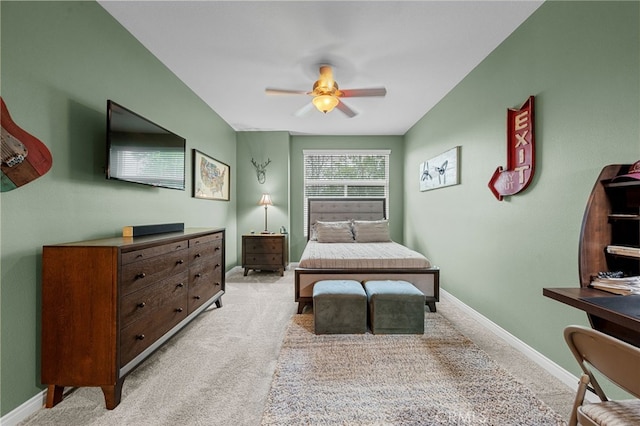 23412 Pacific Park Dr Unit 40H, Aliso Viejo, CA 92656 - bedroom featuring light colored carpet, baseboards, and a ceiling fan