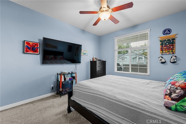 23412 Pacific Park Dr Unit 40H, Aliso Viejo, CA 92656 - carpeted bedroom with baseboards and a ceiling fan