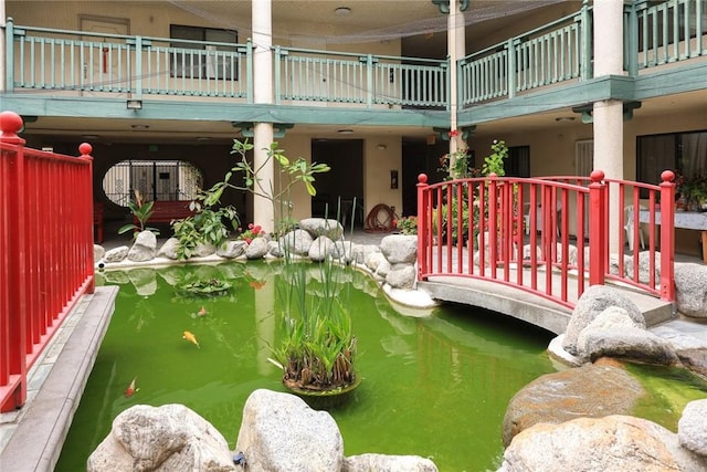 321 N Orange Unit 104, Monterey Park, CA 91755 - view of property's community with a garden pond