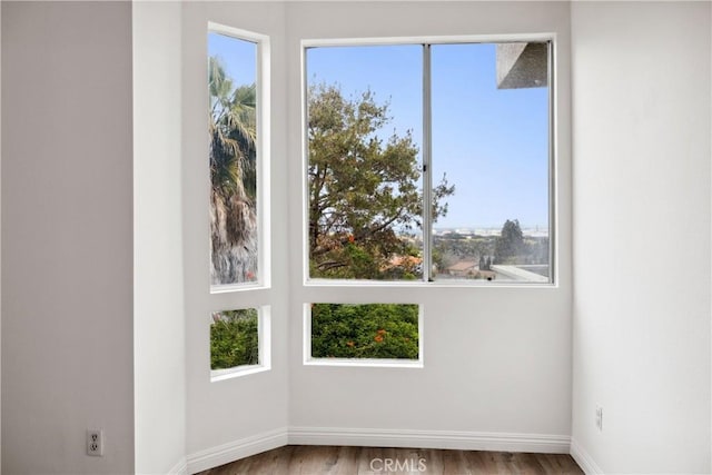 1450 Brett Pl Unit 205, San Pedro, CA 90732 - spare room with baseboards and wood finished floors