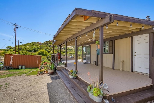 3465 Barrett Vw, Alpine, CA 91901 - view of patio / terrace featuring a deck