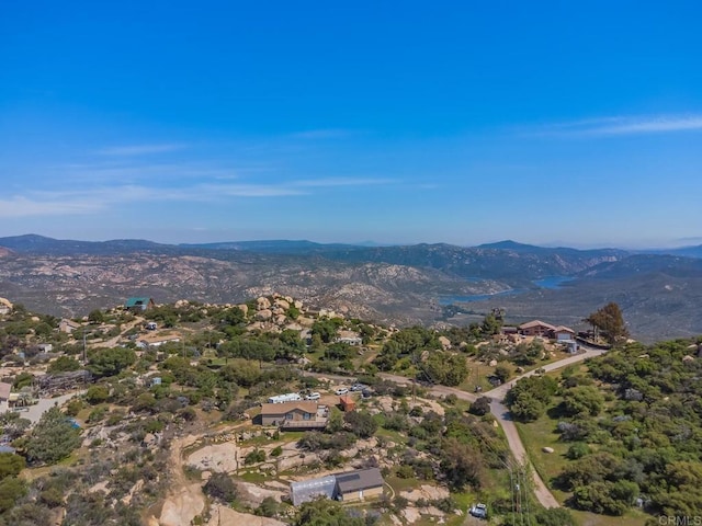 3465 Barrett Vw, Alpine, CA 91901 - aerial overview of property's location featuring a mountain backdrop