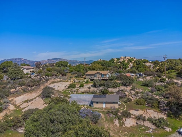 3465 Barrett Vw, Alpine, CA 91901 - drone / aerial view of a mountain backdrop