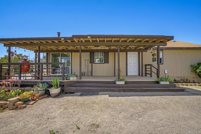3465 Barrett Vw, Alpine, CA 91901 - view of front of house with covered porch
