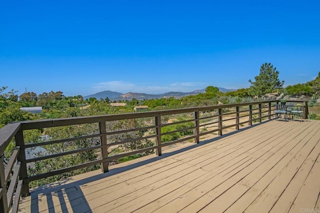3465 Barrett Vw, Alpine, CA 91901 - deck featuring a mountain view