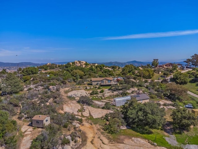 3465 Barrett Vw, Alpine, CA 91901 - aerial view of property and surrounding area featuring a mountainous background