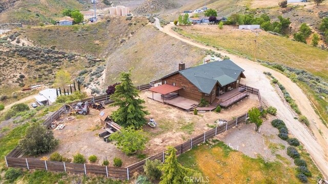770 Roads End, Lebec, CA 93243 - bird's eye view featuring a rural view