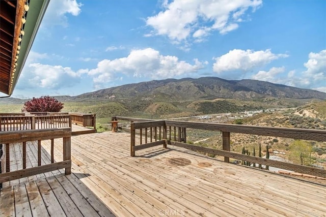 770 Roads End, Lebec, CA 93243 - deck with a mountain view