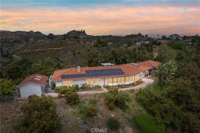 2918 Los Campos Dr, Fallbrook, CA 92028 - aerial view of property and surrounding area