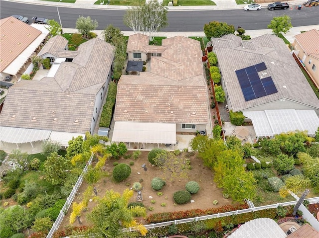 birds eye view of property featuring a residential view