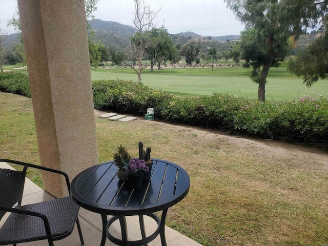 3259 Dehesa Rd Unit 57, El Cajon, CA 92019 - view of grassy yard with a mountain view and view of golf course