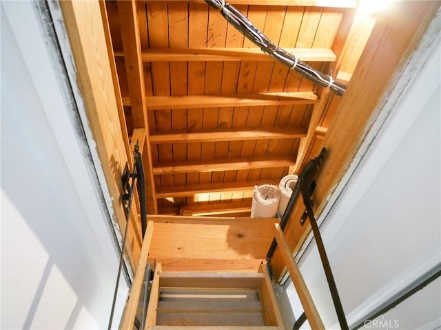 view of stairs