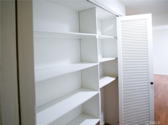 view of closet
