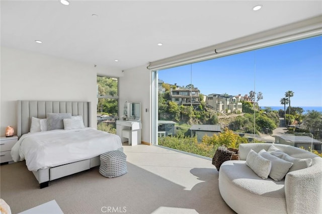 856 Diamond, Laguna Beach, CA 92651 - bedroom featuring recessed lighting