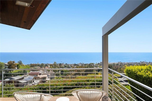 856 Diamond, Laguna Beach, CA 92651 - balcony with a water view