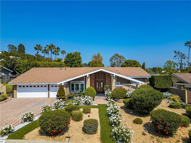 9492 Brynmar Dr, Villa Park, CA 92861 - mid-century inspired home featuring decorative driveway and a garage