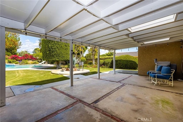 9492 Brynmar Dr, Villa Park, CA 92861 - view of patio / terrace featuring an outdoor pool