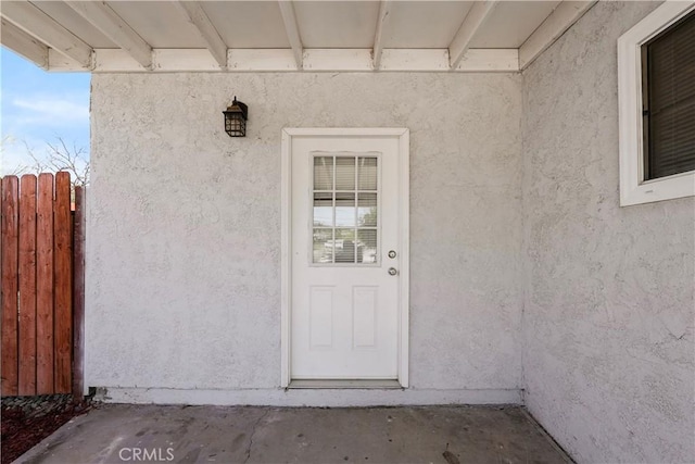 23821 Norma Dr, Menifee, CA 92587 - property entrance featuring stucco siding