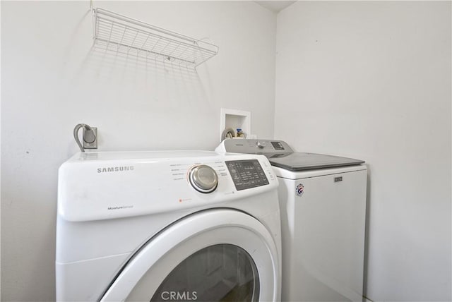 23821 Norma Dr, Menifee, CA 92587 - laundry room with independent washer and dryer