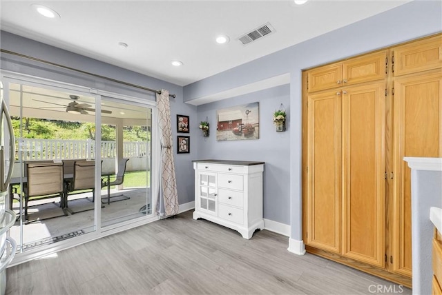 976 Miraflores Dr, Corona, CA 92882 - bedroom featuring recessed lighting, light wood finished floors, and access to exterior