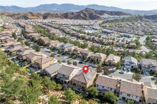 19321 Carranza Ln, Saugus, CA 91350 - birds eye view of property featuring a mountain view and a residential view